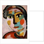 Head; Kopf, c.1916 by Alexej von Jawlensky
