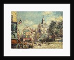 The Church of Saint Medard and the Mouffetard Road in Paris by Gustave Loiseau