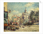 The Church of Saint Medard and the Mouffetard Road in Paris by Gustave Loiseau