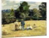 The Harvesters Rest, Montfoucault; Le Repos des Moissoneurs, Monfoucault, 1875 by Camille Pissarro