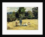 The Harvesters Rest, Montfoucault; Le Repos des Moissoneurs, Monfoucault, 1875 by Camille Pissarro