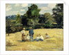 The Harvesters Rest, Montfoucault; Le Repos des Moissoneurs, Monfoucault, 1875 by Camille Pissarro