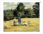The Harvesters Rest, Montfoucault; Le Repos des Moissoneurs, Monfoucault, 1875 by Camille Pissarro