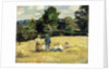 The Harvesters Rest, Montfoucault; Le Repos des Moissoneurs, Monfoucault, 1875 by Camille Pissarro
