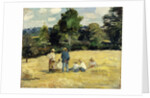 The Harvesters Rest, Montfoucault; Le Repos des Moissoneurs, Monfoucault, 1875 by Camille Pissarro