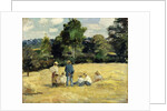 The Harvesters Rest, Montfoucault; Le Repos des Moissoneurs, Monfoucault, 1875 by Camille Pissarro