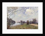 The Thames at Hampton Court, East Molesey; La Tamise a Hampton Court, East Molesy, 1874 by Alfred Sisley