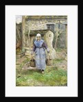 Mother Presle, Montfoucault; La Mere Presle, Montfoucault, 1874 by Camille Pissarro