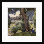 Relaxing in the Au; Rast in der Au by Carl Moll