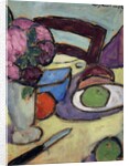 Still life with Chair and Bouquet; Stilleben mit Stuhl und Blumenstrasse, 1906 by Alexej von Jawlensky