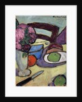 Still life with Chair and Bouquet; Stilleben mit Stuhl und Blumenstrasse, 1906 by Alexej von Jawlensky