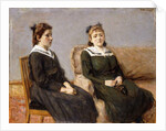 The Two Sisters Leder; Die Zwei Schwestern Leder, 1911 by Max Liebermann