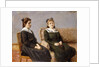 The Two Sisters Leder; Die Zwei Schwestern Leder, 1911 by Max Liebermann