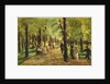 Walkers in the Tiergarten; Spazierganger im Tiergarten, 1918 by Max Liebermann