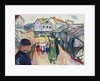 Street in Kragero by Edvard Munch