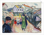 Street in Kragero by Edvard Munch