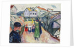 Street in Kragero by Edvard Munch