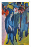 Street Scene; Strassenszene, 1913 by Ernst Ludwig Kirchner