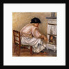 Woman at the Corner of the Stove; Femme au Coin du Poele, 1912 by Pierre Auguste Renoir
