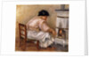 Woman at the Corner of the Stove; Femme au Coin du Poele, 1912 by Pierre Auguste Renoir