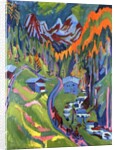 Sertig Path in Summer; Sertigweg im Sommer, 1923 by Ernst Ludwig Kirchner