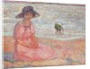 Woman in the Pink Dress by the Sea; Femme a la Robe Rose au bord de la Mer, c.1920 by Henri Lebasque