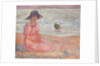 Woman in the Pink Dress by the Sea; Femme a la Robe Rose au bord de la Mer, c.1920 by Henri Lebasque