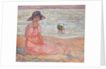 Woman in the Pink Dress by the Sea; Femme a la Robe Rose au bord de la Mer, c.1920 by Henri Lebasque