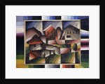 House in the Landscape; Hauser in Landschaft, c.1920 by Arthur Segal