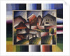 House in the Landscape; Hauser in Landschaft, c.1920 by Arthur Segal