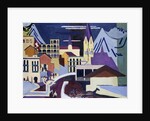 Davos-Platz Railway Station; Davos-Platz am Banhof, 1931 by Ernst Ludwig Kirchner