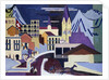 Davos-Platz Railway Station; Davos-Platz am Banhof, 1931 by Ernst Ludwig Kirchner