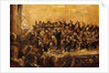 Concert in the Staatsoper, Unter den Linden, Berlin; Sinfoniekonzert in der Staatsoper, Unter den Linden, Berlin, 1923 by Max Liebermann