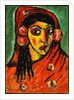 Spanish Girl with a Red Scarf; Spanierin mit rotem Schal, c.1912 by Alexej von Jawlensky