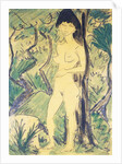 Nude in the Forest by Otto Muller or Mueller