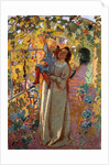 Mother and Child under the Vine; Mere et Enfant sous la Vigne by Maurice Denis