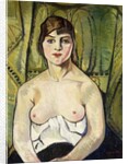 Woman with Bare Breasts; Femme aux Seins Nus, 1917 by Marie Clementine (1865-1938) Valadon