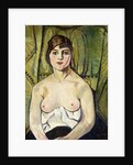 Woman with Bare Breasts; Femme aux Seins Nus, 1917 by Marie Clementine (1865-1938) Valadon
