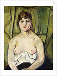 Woman with Bare Breasts; Femme aux Seins Nus, 1917 by Marie Clementine (1865-1938) Valadon
