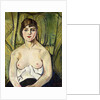 Woman with Bare Breasts; Femme aux Seins Nus, 1917 by Marie Clementine (1865-1938) Valadon