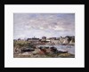 Trouville: View toward Deauville on Market Day; Trouville: Vue prise de Deauville, un Jour de Marche, 1895 by Eugene Louis Boudin