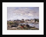 Trouville: View toward Deauville on Market Day; Trouville: Vue prise de Deauville, un Jour de Marche, 1895 by Eugene Louis Boudin