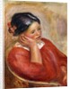 Gabrielle Leaning; Gabrielle Acoudee by Pierre Auguste Renoir