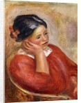Gabrielle Leaning; Gabrielle Acoudee by Pierre Auguste Renoir