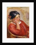 Gabrielle Leaning; Gabrielle Acoudee by Pierre Auguste Renoir