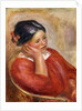 Gabrielle Leaning; Gabrielle Acoudee by Pierre Auguste Renoir
