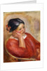 Gabrielle Leaning; Gabrielle Acoudee by Pierre Auguste Renoir