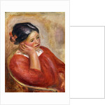 Gabrielle Leaning; Gabrielle Acoudee by Pierre Auguste Renoir