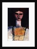 Bust of a Young Woman; Buste de Jeune Femme, c.1910-11 by Amedeo Modigliani