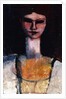 Bust of a Young Woman; Buste de Jeune Femme, c.1910-11 by Amedeo Modigliani
